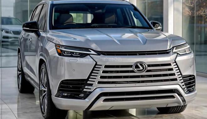 全新雷克萨斯LX曝光外观调整全新内饰布局搭载35T V6混合动力+四驱(图7)
